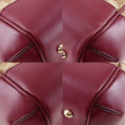 Gucci Mayfair 257063 GG Canvas Red Ladies Tote Bag