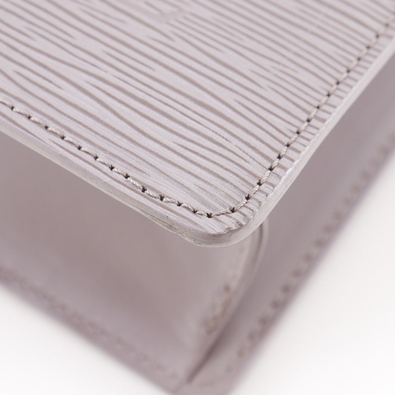 Louis Vuitton Sac Plastic Tote Bag M5207b Epi Leather Lilac Light Purple Unisex