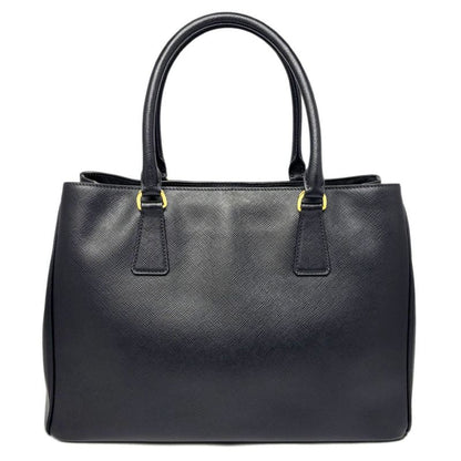 Prada Saffiano Leather 2-Way Bag Handbag Black
