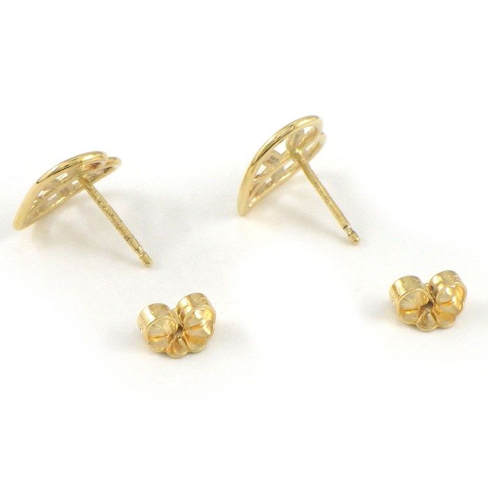 Tiffany & Co Tiffany & Co Earrings Heart Leaf 18K Yellow Gold