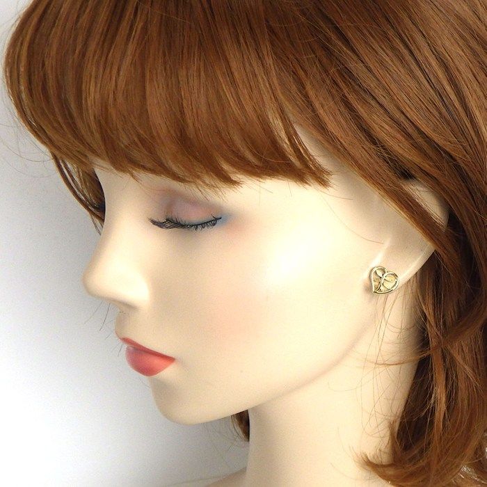 Tiffany & Co Tiffany & Co Earrings Heart Leaf 18K Yellow Gold