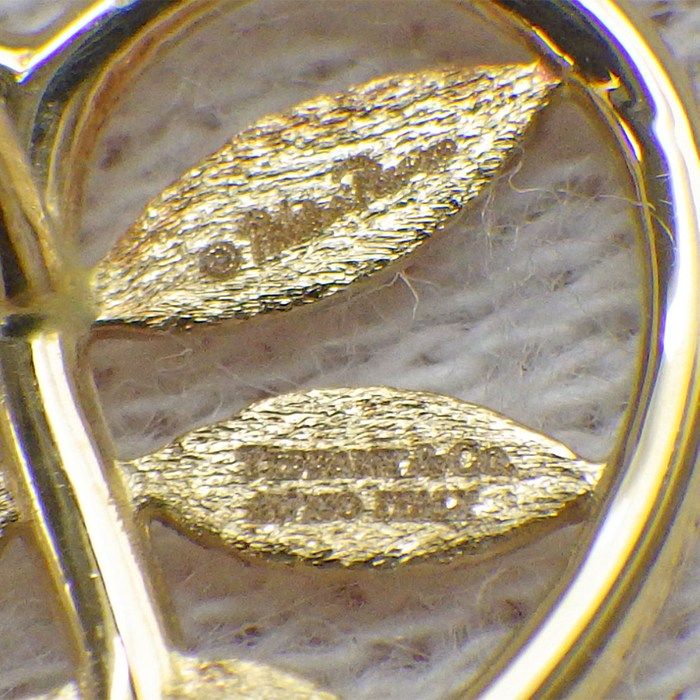 Tiffany & Co Tiffany & Co Earrings Heart Leaf 18K Yellow Gold