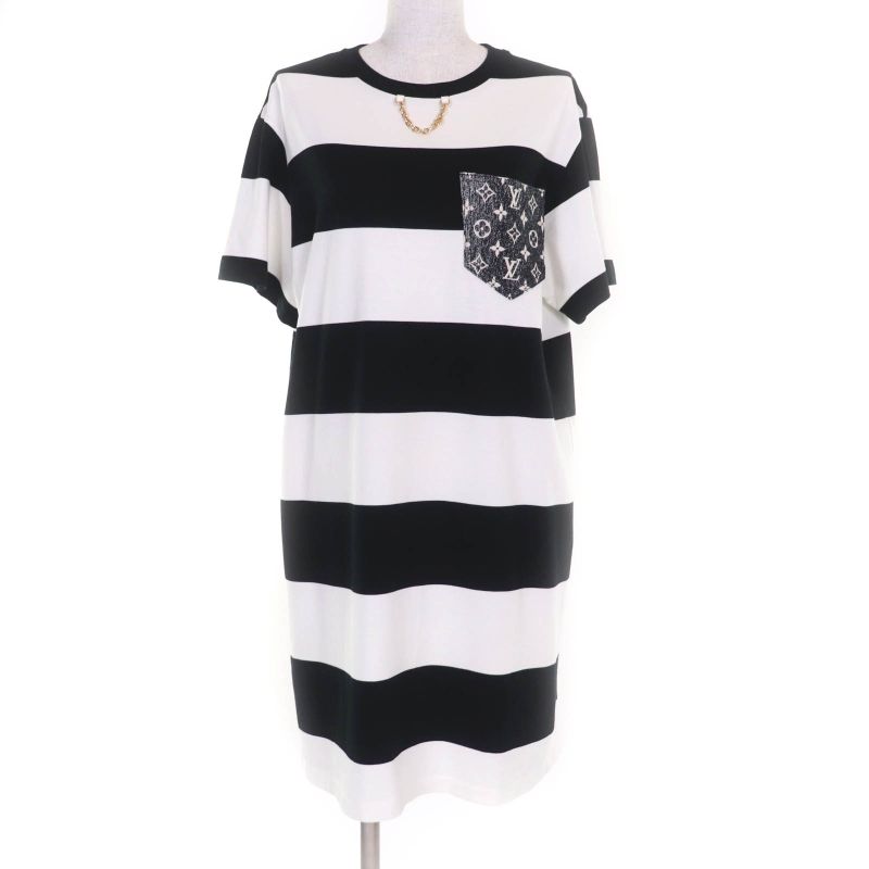 Louis Vuitton 23SS 1aauox 100% Cotton Denim Monogram Pocket Chain Decoration