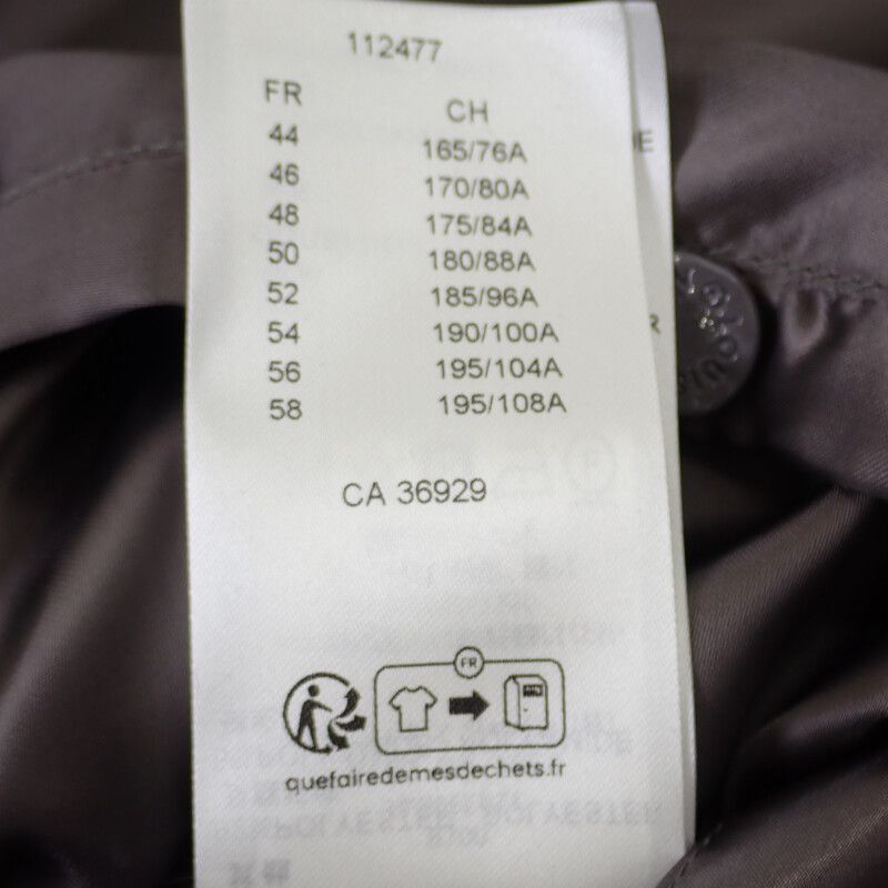 Louis Vuitton LV Embroidery Oversize Bomber Jacket 50 Blouson Nylon Gray Men's