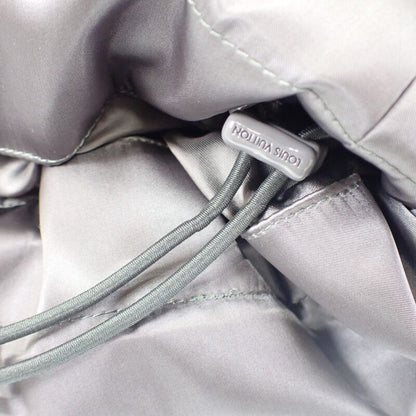 Louis Vuitton LV Embroidery Oversize Bomber Jacket 50 Blouson Nylon Gray Men's