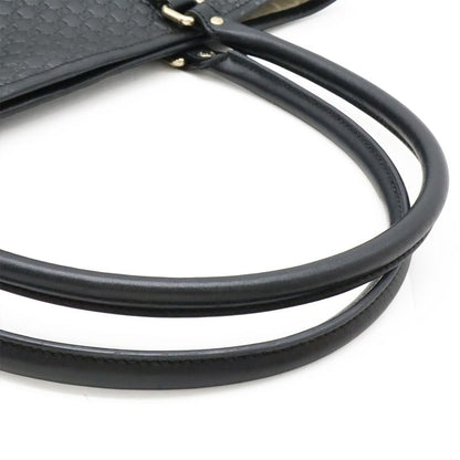 Gucci Micro Guccissima Tote Bag Shoulder Bag Semi Shoulder Leather Black Outlet
