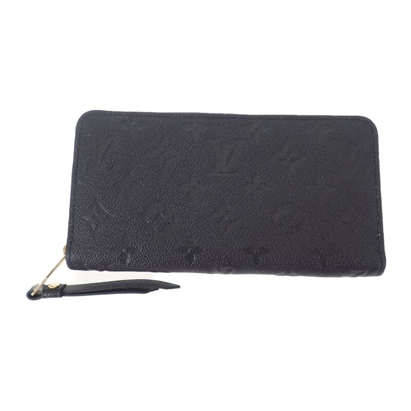 Louis Vuitton Zippy Wallet M61864 Long Wallet Monogram Empreinte Black Ladies