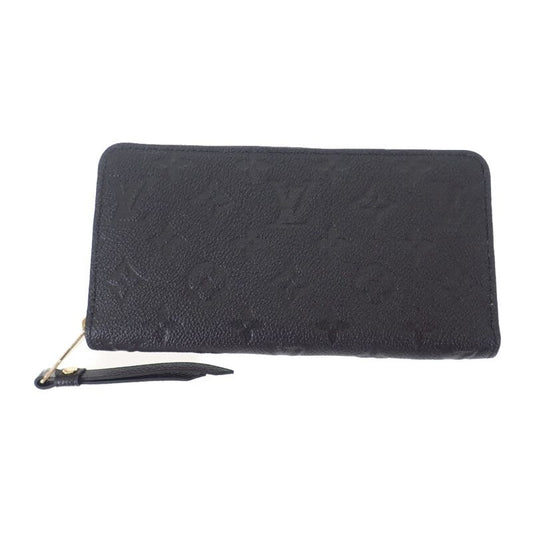 Louis Vuitton Zippy Wallet M61864 Long Wallet Monogram Empreinte Black Ladies