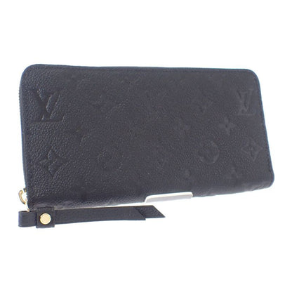 Louis Vuitton Zippy Wallet M61864 Long Wallet Monogram Empreinte Black Ladies