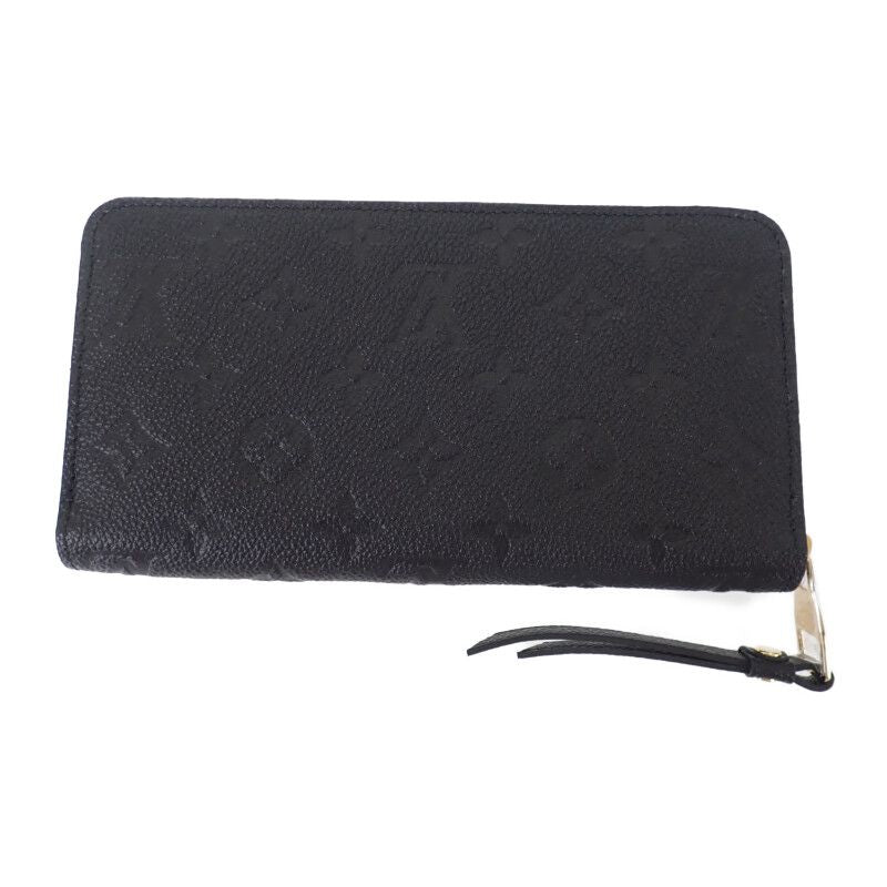 Louis Vuitton Zippy Wallet M61864 Long Wallet Monogram Empreinte Black Ladies