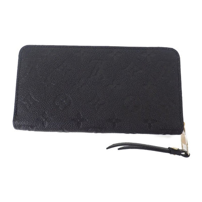 Louis Vuitton Zippy Wallet M61864 Long Wallet Monogram Empreinte Black Ladies