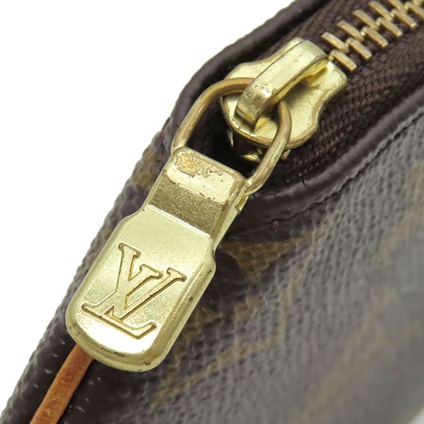 Louis Vuitton Coin Case Porte Monet Ron Monogram Canvas Monogram Gold Hardware