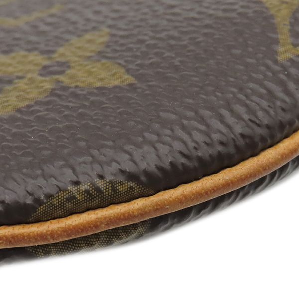 Louis Vuitton Coin Case Porte Monet Ron Monogram Canvas Monogram Gold Hardware