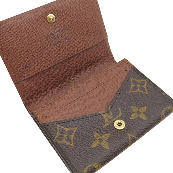 Louis Vuitton Card Case Envelop Carte de Visite Monogram Canvas Monogram Gold