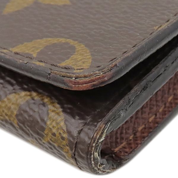 Louis Vuitton Card Case Envelop Carte de Visite Monogram Canvas Monogram Gold