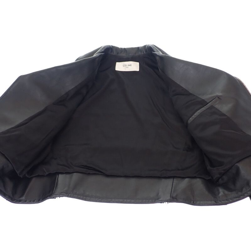 Celine Classic Biker Jacket 38 2e134050o.38no Riders Jacket Lambskin Black
