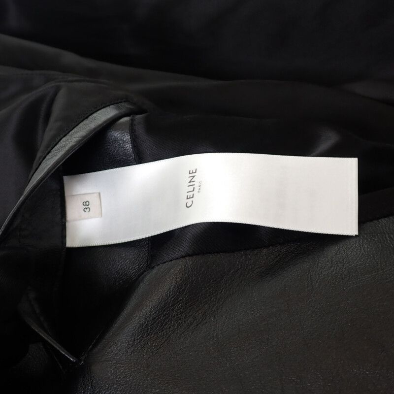 Celine Classic Biker Jacket 38 2e134050o.38no Riders Jacket Lambskin Black