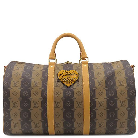 Louis Vuitton Boston Bag Keepall Bandouliere 50 Monogram Canvas Monogram