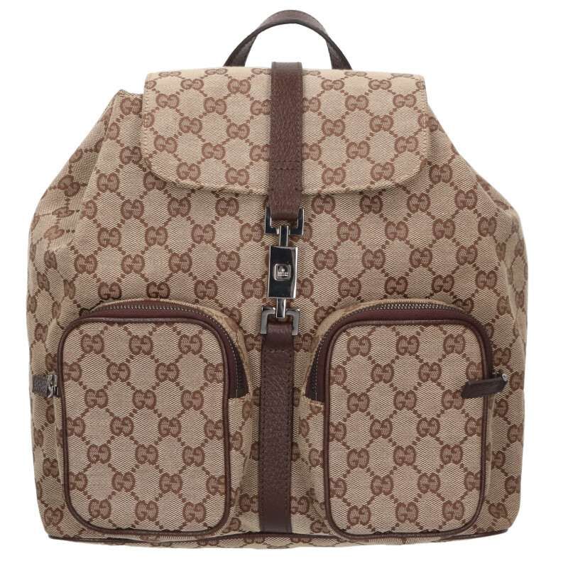 Gucci 114552 Jackie GG Pattern Backpack Men's