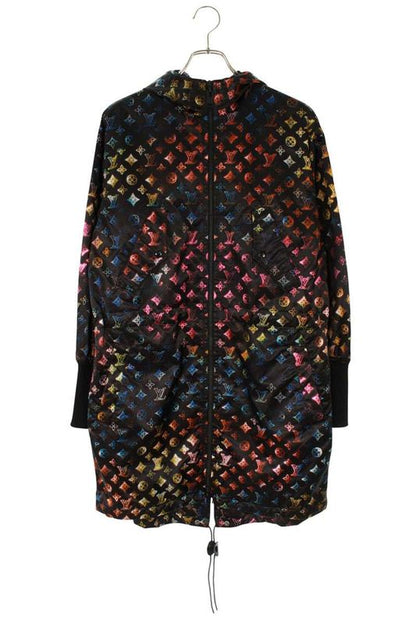 Louis Vuitton 22SS Rw221w KT7 Fmow20 Monogram Allover Hooded Nylon Coat Men 32