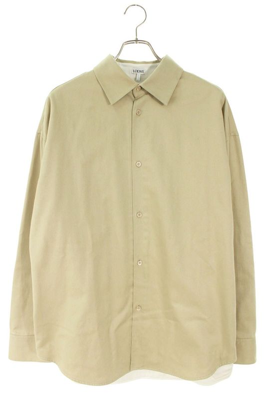 Loewe H526y05x79 Sleeve Anagram Work Long Sleeve Shirt Men 38