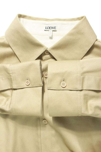 Loewe H526y05x79 Sleeve Anagram Work Long Sleeve Shirt Men 38