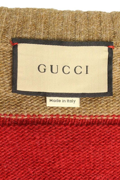 Gucci 751002 Xkdft GG Perforated Striped Cardigan Men's XS