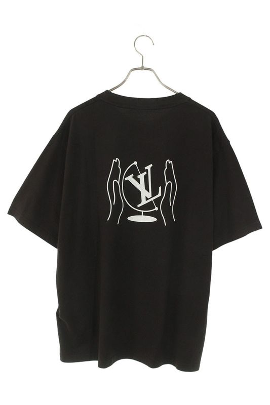 Louis Vuitton Rm251m NPG Hsy98w Washed Logo Print T-shirt Men's XL