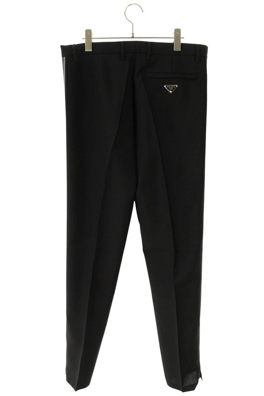 Prada Sph261 Triangle Plate Side Charm Slacks Long Pants Men 46