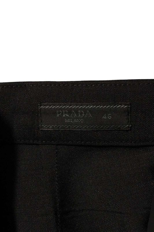 Prada Sph261 Triangle Plate Side Charm Slacks Long Pants Men 46