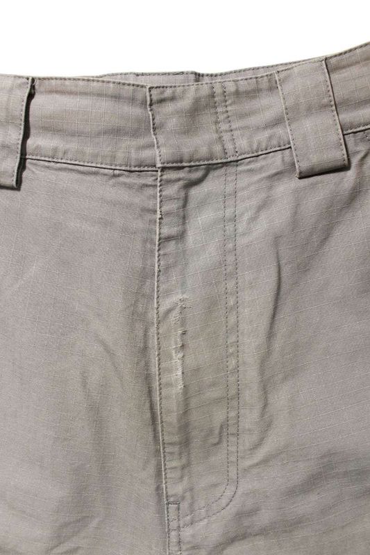 Balenciaga 831384 Tqp13 Damaged Logo Embroidery Cargo Half Pants Men's XXS