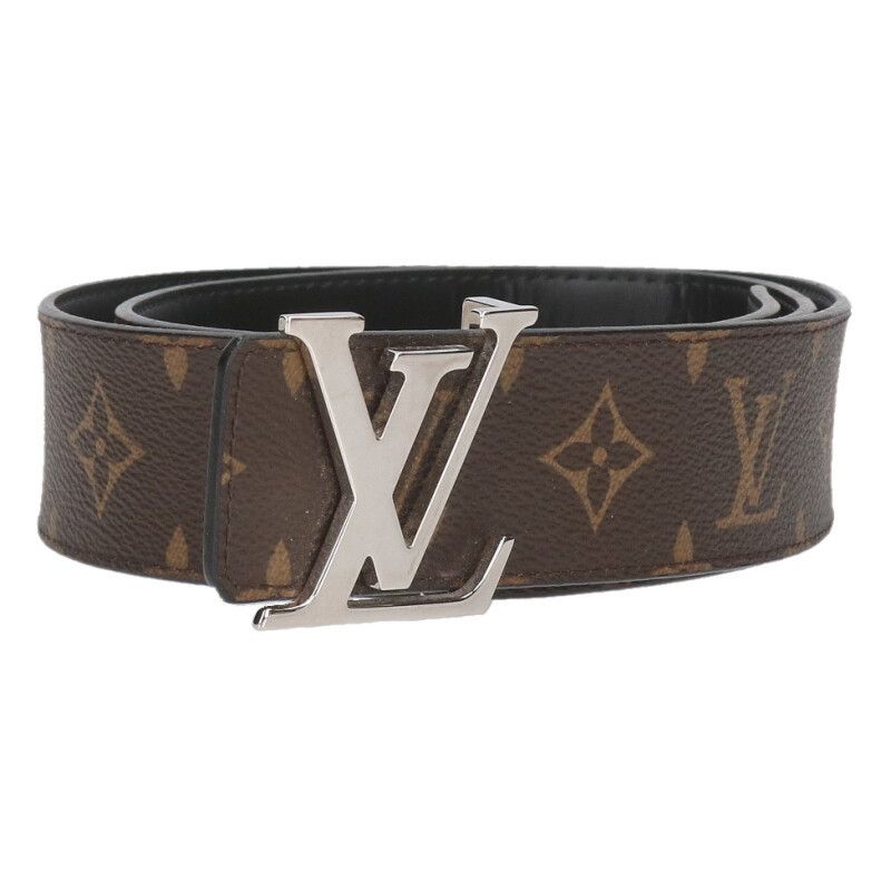 Louis Vuitton M9821 Santure LV Initials Monogram Reversible Belt Men 95 38