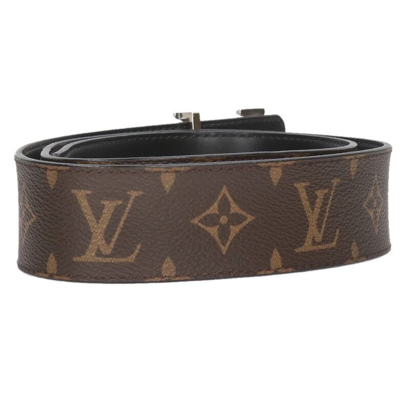 Louis Vuitton M9821 Santure LV Initials Monogram Reversible Belt Men 95 38