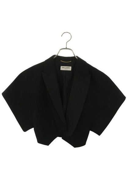 Saint Laurent Paris 350142 Y1620 Cropped Tailored Jacket Women's F36