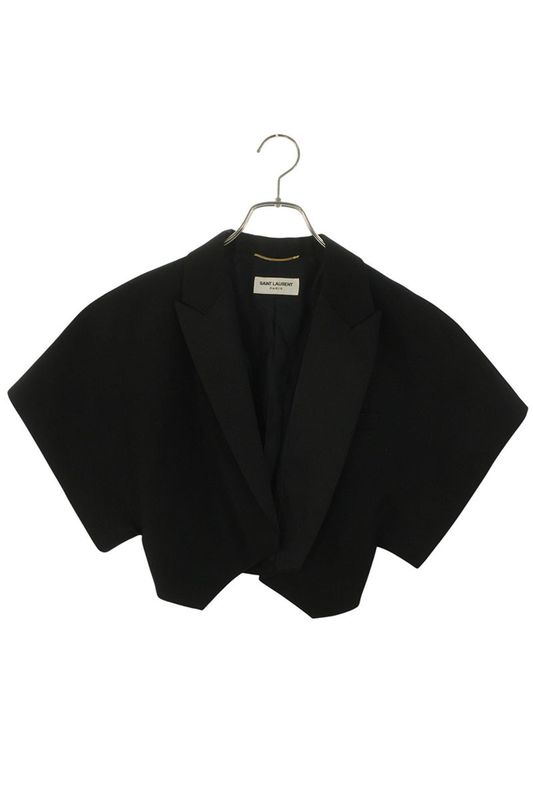 Saint Laurent Paris 350142 Y1620 Cropped Tailored Jacket Women's F36
