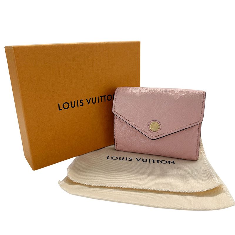 Louis Vuitton Wallets Ladies Branded Trifold Wallet Empreinte Monogram Empreinte