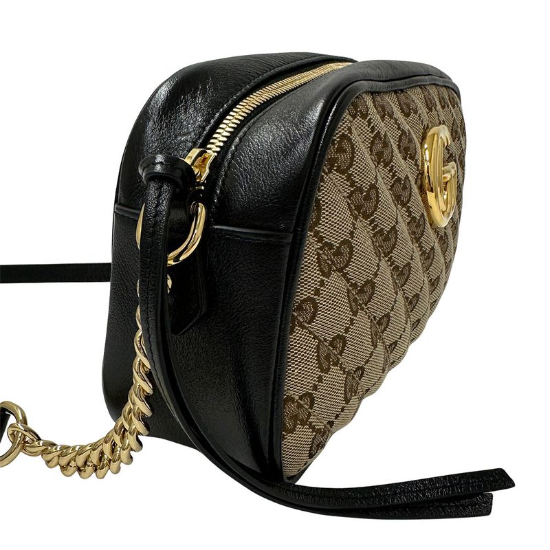 Gucci Bag Women Men Brand Shoulder Bag GG Marmont GG Quilted Brown Black 447652