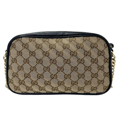 Gucci Bag Women Men Brand Shoulder Bag GG Marmont GG Quilted Brown Black 447652