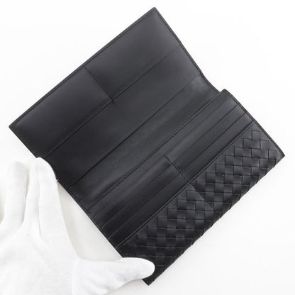 Bottega Veneta Bottega Veneta Intrecciato Fold Over Calf Men's Long Wallet