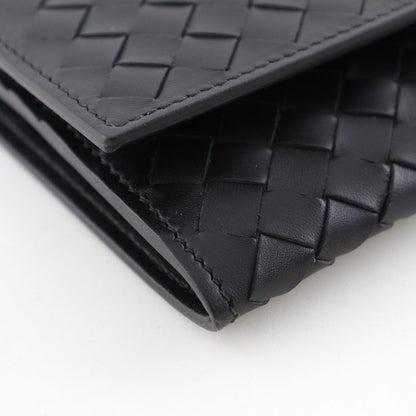 Bottega Veneta Bottega Veneta Intrecciato Fold Over Calf Men's Long Wallet