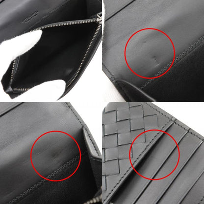 Bottega Veneta Bottega Veneta Intrecciato Fold Over Calf Men's Long Wallet