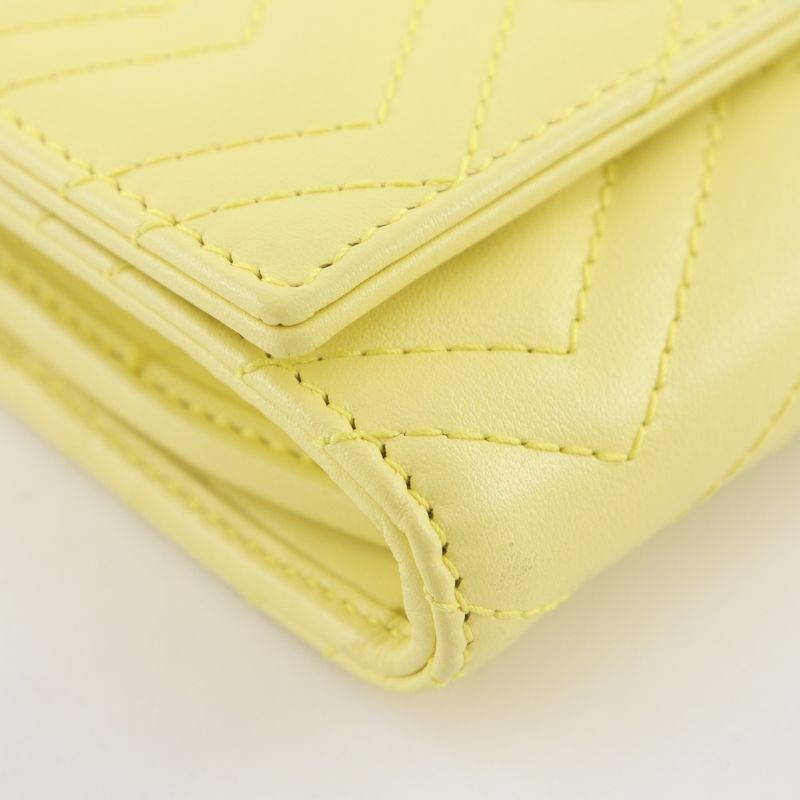 Gucci GG Marmont Wallet 598629 Leather Women's Bifold Wallet