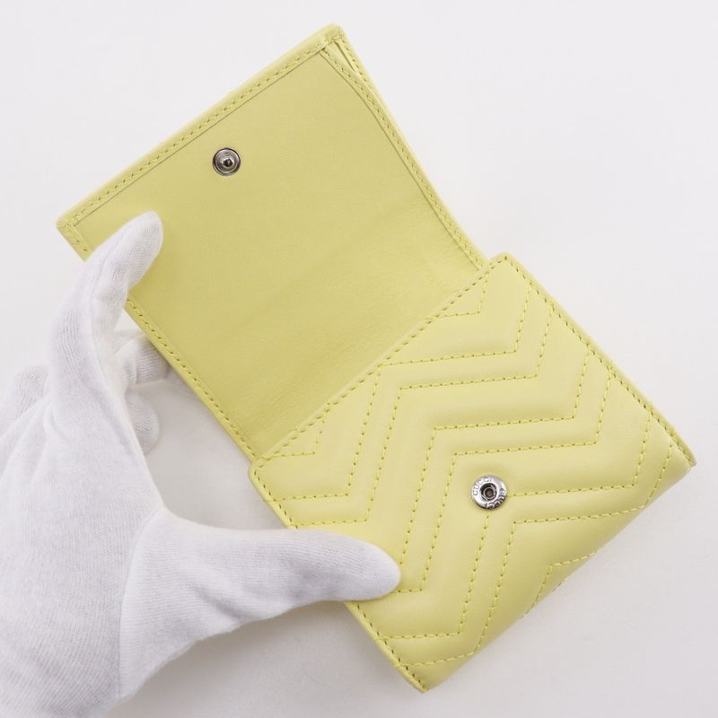 Gucci GG Marmont Wallet 598629 Leather Women's Bifold Wallet