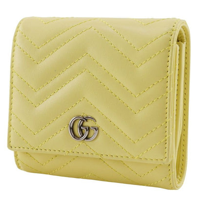 Gucci GG Marmont Wallet 598629 Leather Women's Bifold Wallet