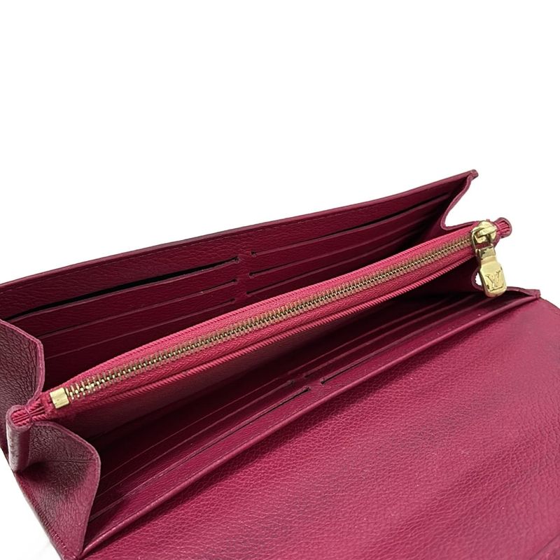 Louis Vuitton Lock Me Portefeuille Lock Me Long Wallet M60863 Dahlia Initials