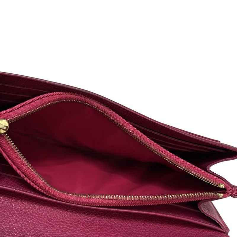 Louis Vuitton Lock Me Portefeuille Lock Me Long Wallet M60863 Dahlia Initials