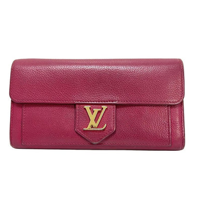 Louis Vuitton Lock Me Portefeuille Lock Me Long Wallet M60863 Dahlia Initials