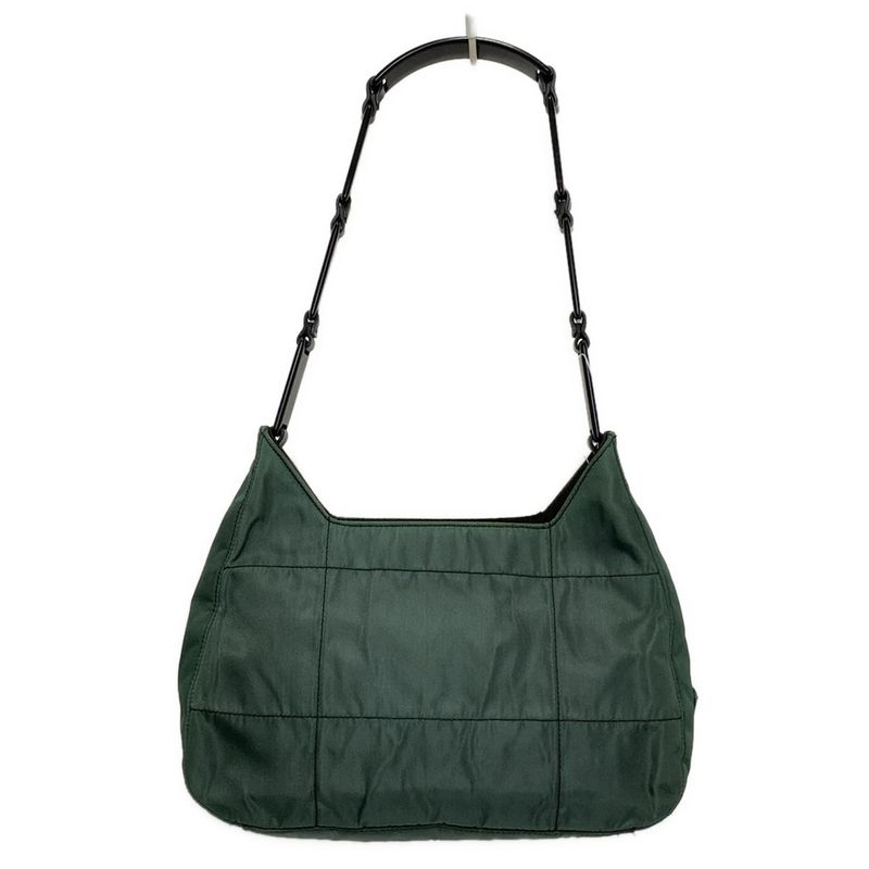 Prada Shoulder Bag - B8362 Dark Green And Black Vintage/mini Bag/plastic