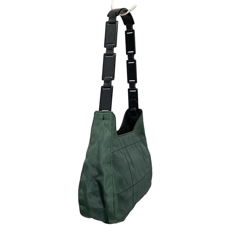 Prada Shoulder Bag - B8362 Dark Green And Black Vintage/mini Bag/plastic