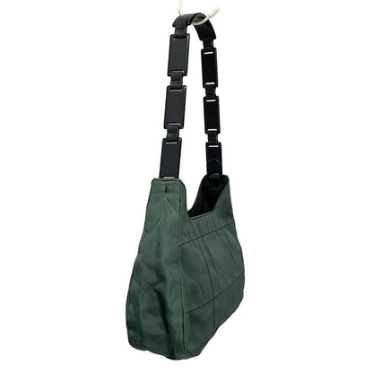 Prada Shoulder Bag - B8362 Dark Green And Black Vintage/mini Bag/plastic